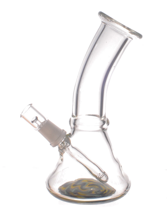 Nameless Glass Mini Bent Neck Dab Rig with Wig Wag Design