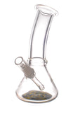 Nameless Glass Mini Bent Neck Dab Rig with Wig Wag Design