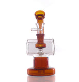 Nameless Glass Hollow Barrel Water Pipe - 7.5"