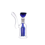 Nameless Glass Mini Bong Glass Pipe with a 5 Arm Perc