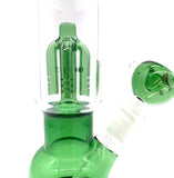 Nameless Glass 4 Arm Tree Perc Bubble Beaker Bong with Diffused Downstem - 12"