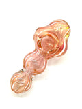 Nameless Glass Fumed Curves Spoon Pipe - 4"