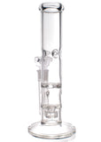 Nameless Glass Straight Tube Turbine Water Pipe - 12"
