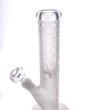 Nameless Glass Frosted Straight Tube Water Pipe