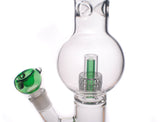 Nameless Glass Bubble Matrix Clear Glass Water Pipe - 16"
