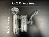 Double Chamber Bubbler Pipe by Nameless Glass