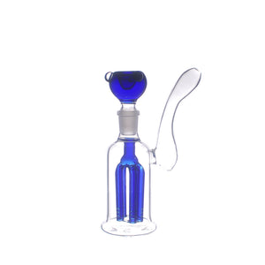 Nameless Glass Mini Bong Glass Pipe with a 5 Arm Perc