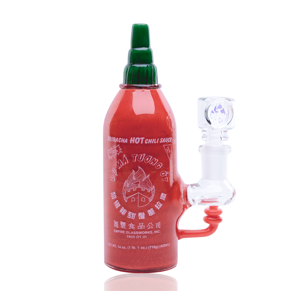 Empire Glassworks Sriracha Sauce Rig