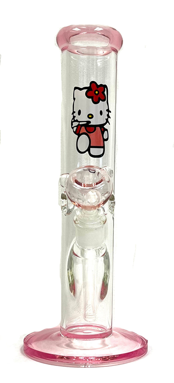 Hello Kitty Straight Tube Bong - 12