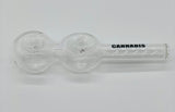 Nameless Glass Double Spoon Pipe