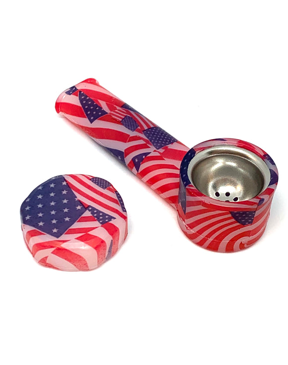 Nameless Glass Flags Spoon Pipe