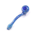 Nameless Glass Blue Striped Sherlock Pipe