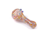 Nameless Glass Speckled Rainbow Spoon Pipe