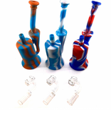 Nameless Glass Silicone Recycler Rig